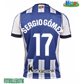 Real Sociedad Sergio Gomez #17 Hemmatröja 2025-26 Kortärmad
